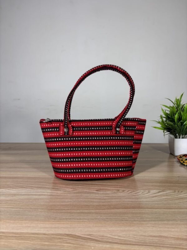 Traditional Designed Hand Bag - Plain Handle - Image 1