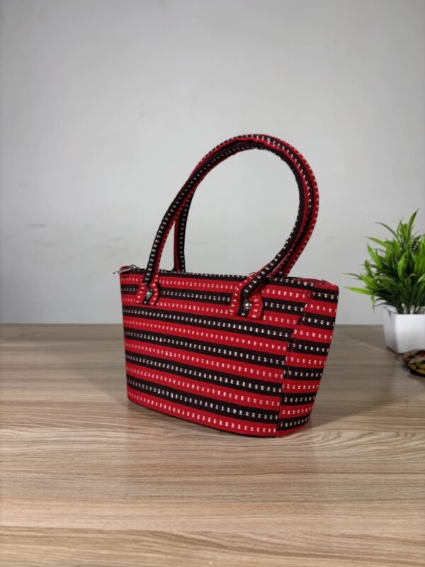 Traditional Designed Hand Bag - Plain Handle - Image 2