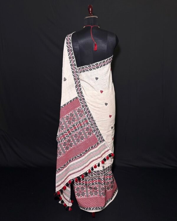 Sador Mekhela - Eri Silk - Assamese Design – Traditional NorthEast