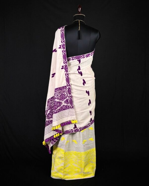 Sador Mekhela - Eri Silk - Assamese Design – Traditional NorthEast