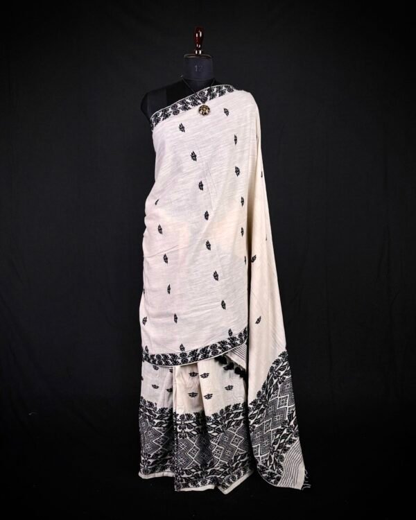 Sador Mekhela - Eri Silk - Assamese Design – Traditional NorthEast