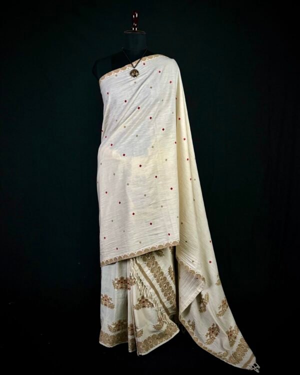 Sador Mekhela - Eri Silk's - Assamese Design – Traditional NorthEast