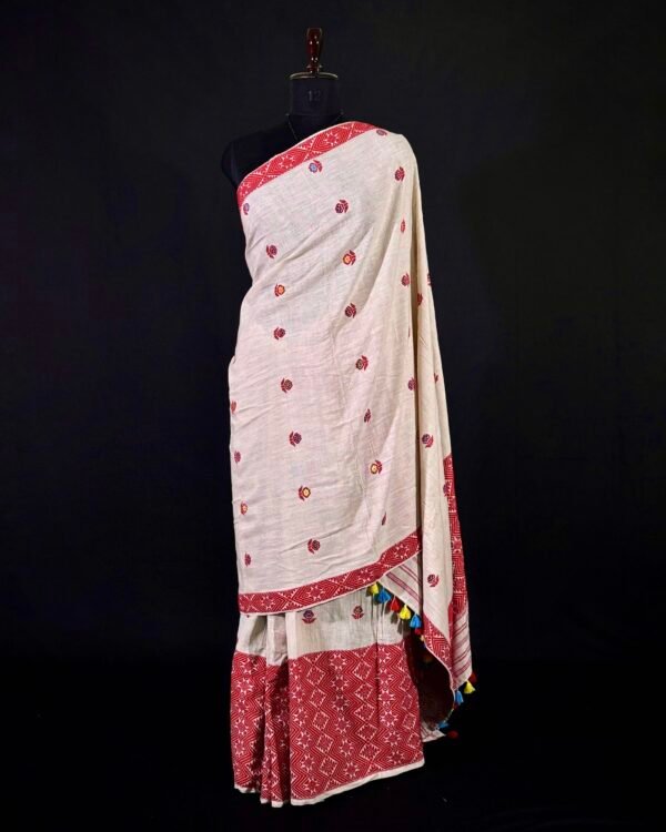 Sador Mekhela - Eri Silk - Assamese Design – Traditional NorthEast