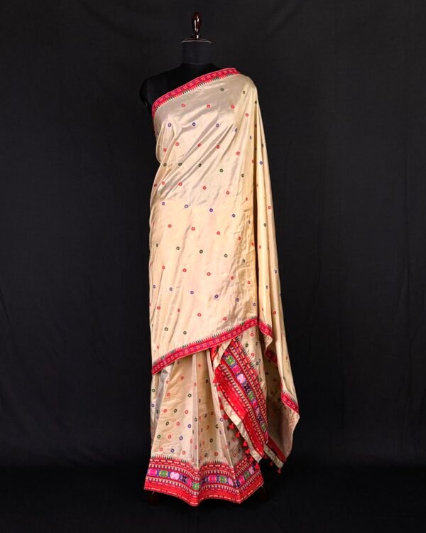 Sador Mekhela - Paat - Traditional Design – Traditional NorthEast