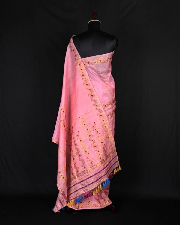 Sador Mekhela - Kesa Paat/Raw Silk by Tussar Silk - Traditional Design – Traditional NorthEast