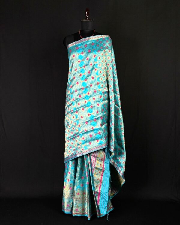 Sador Mekhela - Paat - Traditional Design – Traditional NorthEast