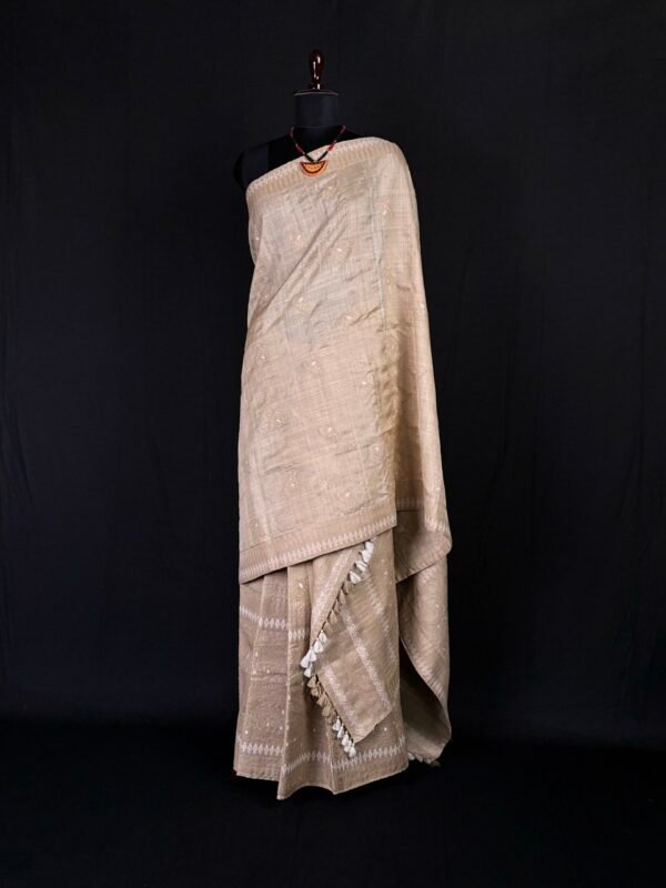 Sador Mekhela - Muga Silk's - Assamese Traditional Design - Image 1