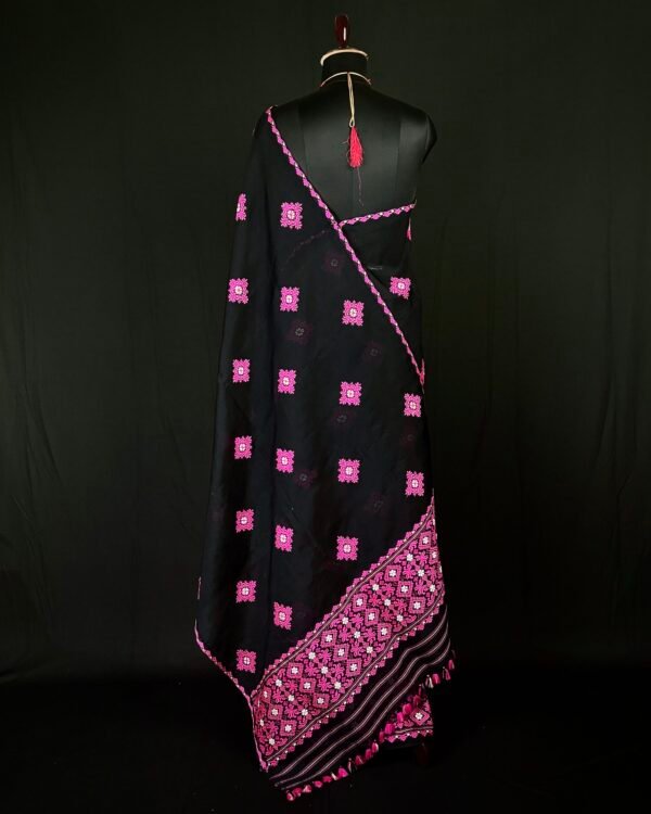 Sador Mekhela - Cotton Kesa Paat - Assamese Design - Image 2