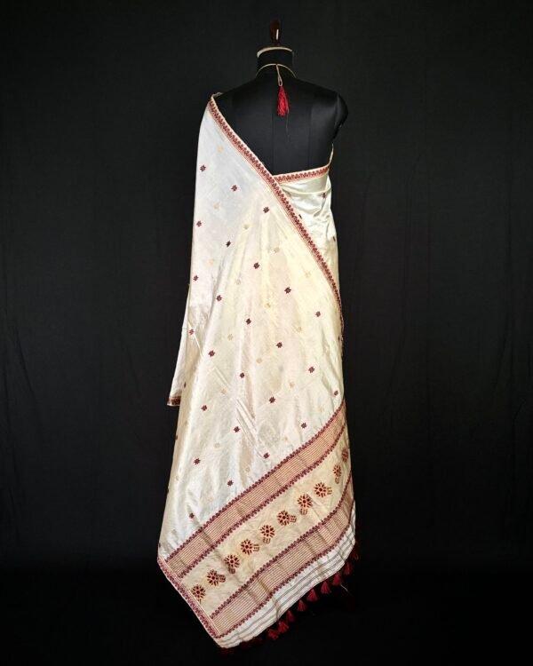 Sador Mekhela - Tussar Silk - Asssam Silk- Traditional Design – Traditional NorthEast