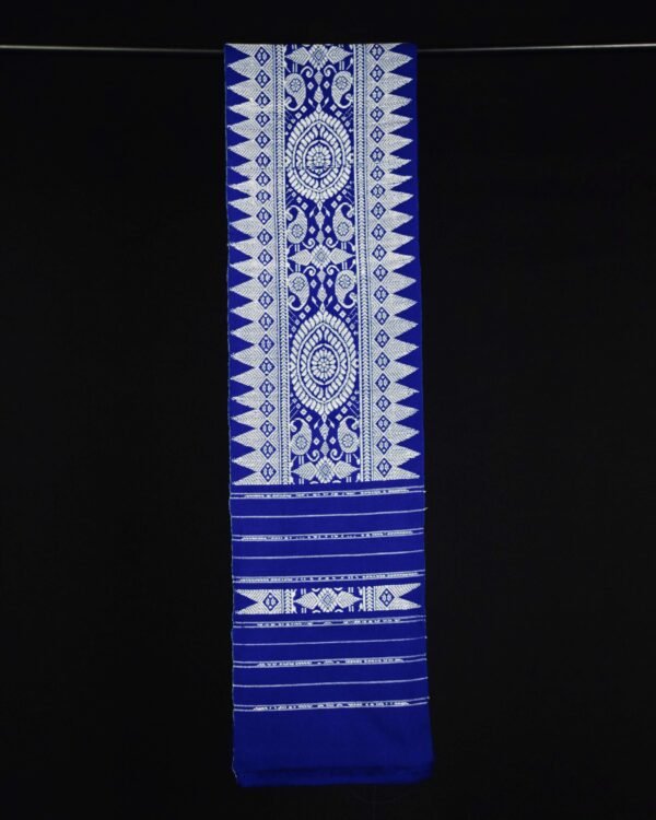 Aronai - White Flower - Traditional Bodo Muffler- Q3 - Image 1