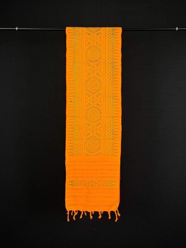 Aronai - Green Flower - Traditional Bodo Muffler- Q2 - Image 1