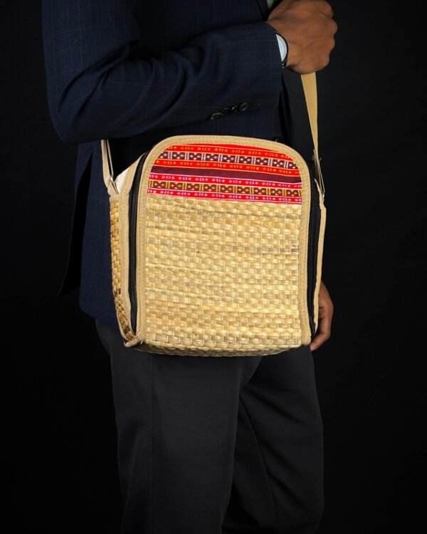 Sling Bag - Men - Water Hyacinth - Image 1
