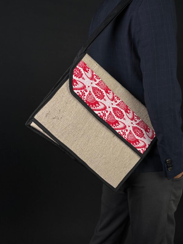 Bag - Conference - Jute - Traditional Design - Image 1