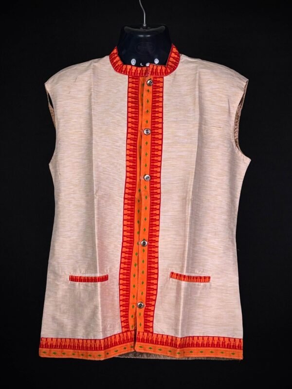 Waistcoat - Men - Cotton - Dimasa Design – Traditional NorthEast