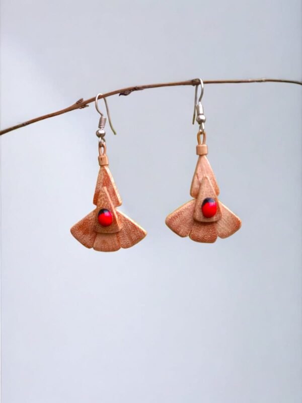 Earrings - Bamboo Blossom with Potli Bag – Traditional NorthEast