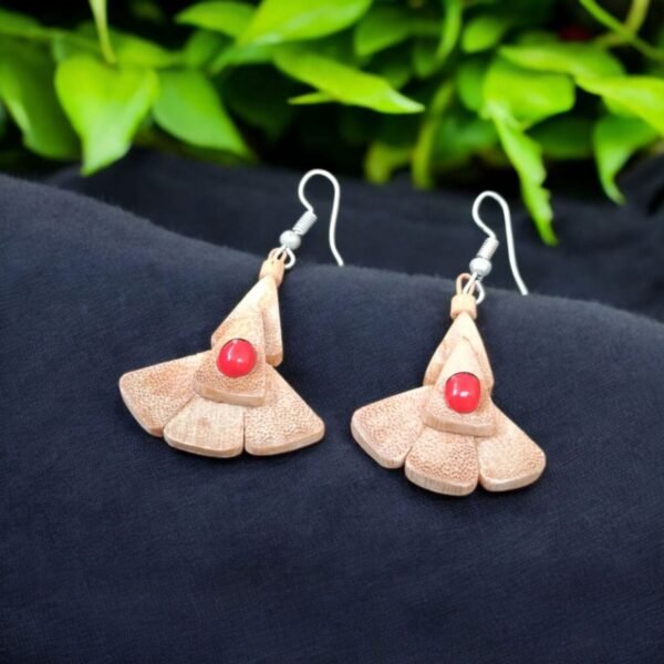 Earrings - Bamboo Blossom with Potli Bag – Traditional NorthEast