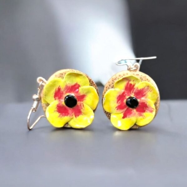 Earrings - Bamboo Blossom with Potli Bag – Traditional NorthEast