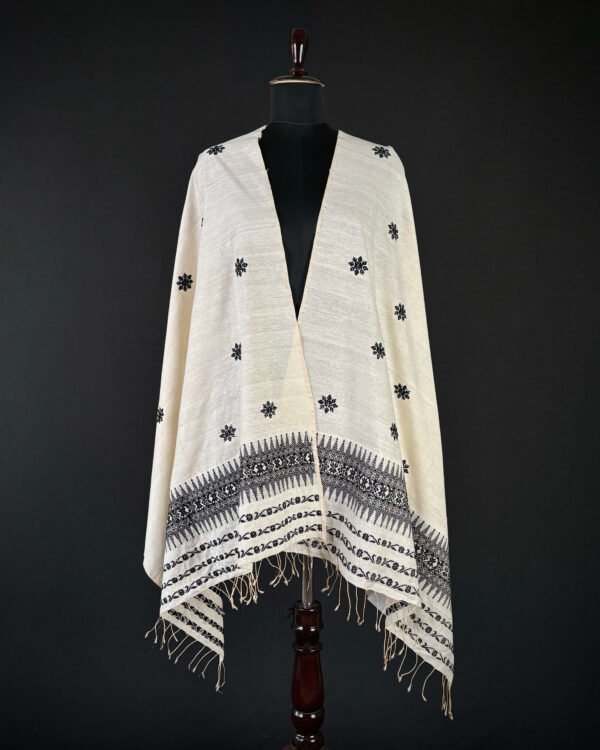 Shawl - Eri-Tussar Silk - Handloom Traditional design – Traditional NorthEast
