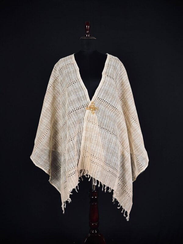 Stole - Eri Silk - Net Design – Traditional NorthEast