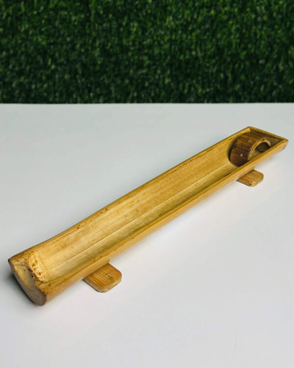 Incense Stick (Dhup) Stand - Bamboo - Traditional Design - Image 1