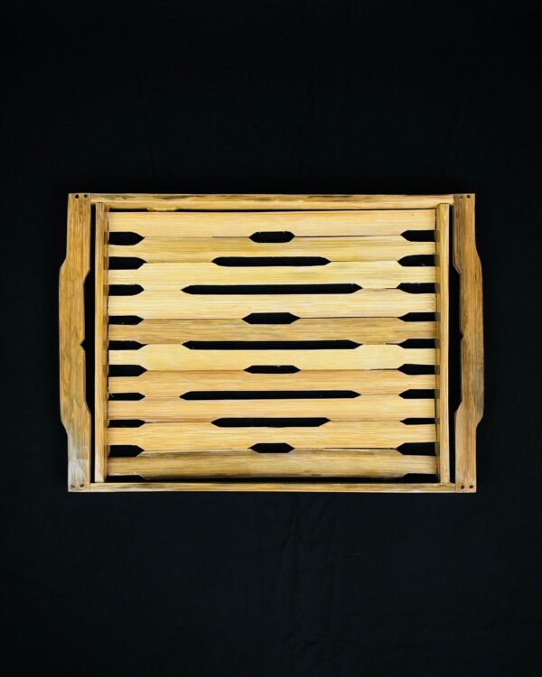 Tray - Large - Bamboo - Traditional Design – Traditional NorthEast