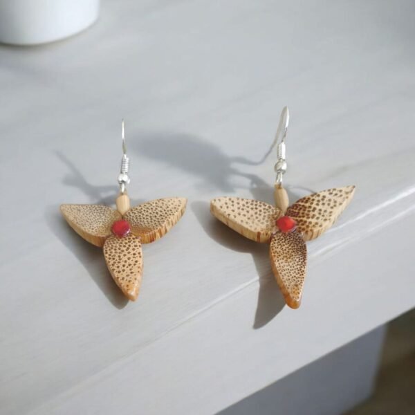 Necklace - Bamboo Made with Forest Materials - Traditional Design - Image 3