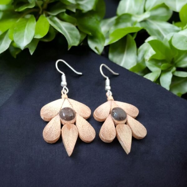 Necklace - Bamboo Made with Forest Materials - Traditional Design - Image 3