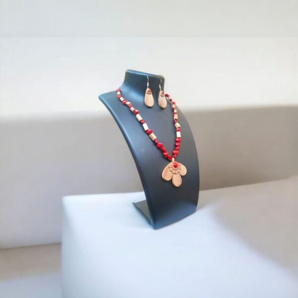 Necklace - Bamboo Made with Forest Materials - Traditional Design - Image 1
