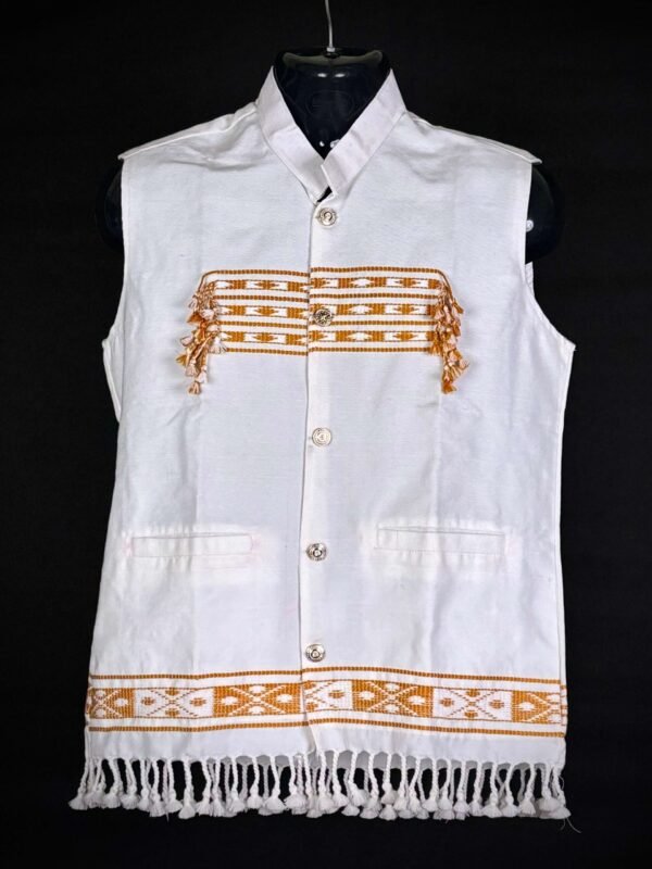 WaistCoat - Men - Cotton - Karbi Design – Traditional NorthEast