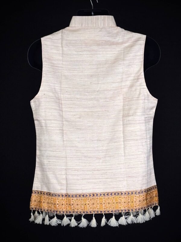 Waistcoat - Men - Khadi - Karbi Design – Traditional NorthEast