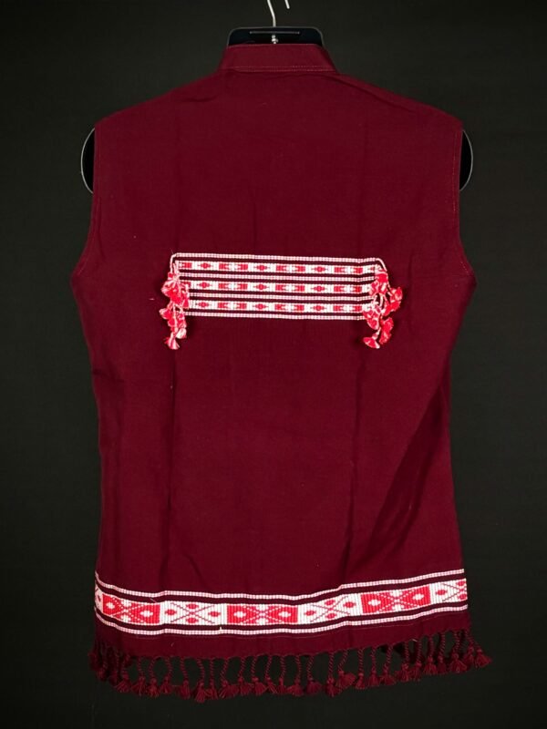 Waistcoat - Men - Cotton - Karbi Design – Traditional NorthEast