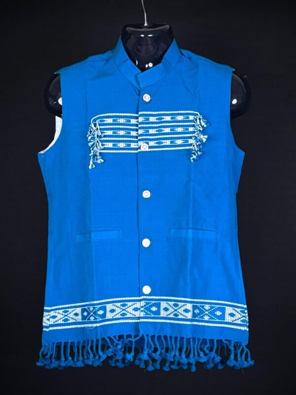 Waistcoat - Men - Cotton - Karbi Design - Image 1