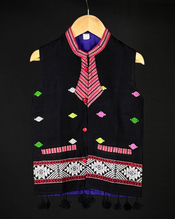 Waistcoat - Kid's - Karbi Traditional Design – Traditional NorthEast