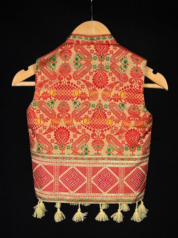Waistcoat - Kid's - Assamese Traditional Design – Traditional NorthEast