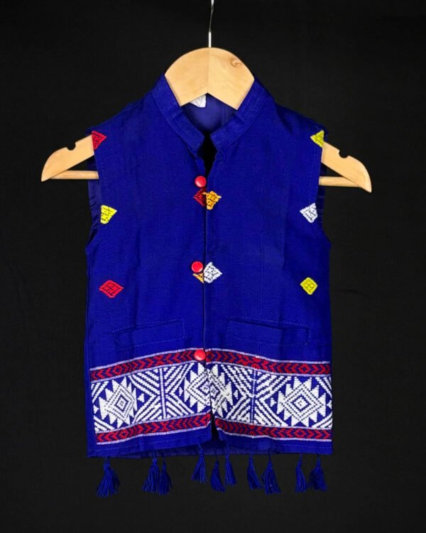 Waistcoat - Kid's - Assamese Traditional Design – Traditional NorthEast
