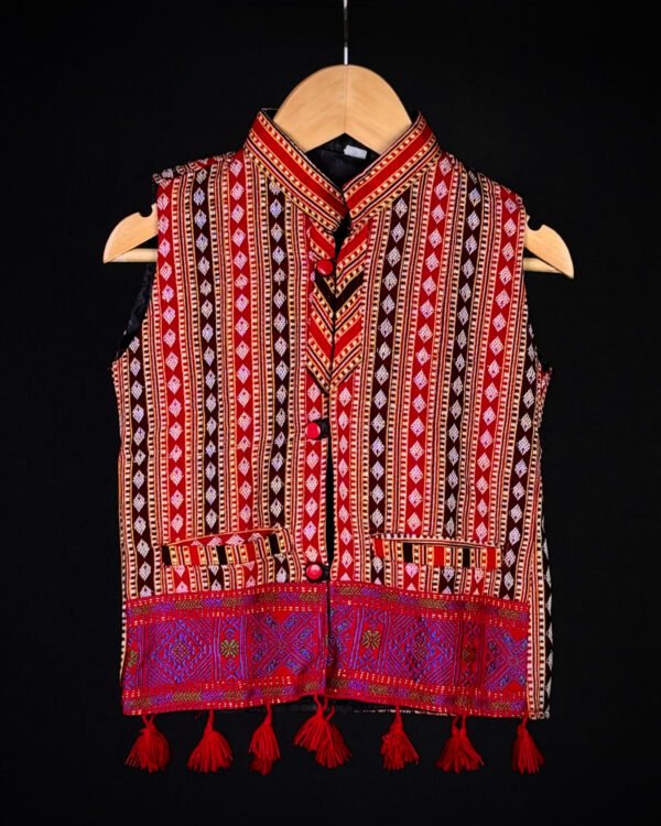 Waistcoat - Kid's - Karbi Traditional Design – Traditional NorthEast