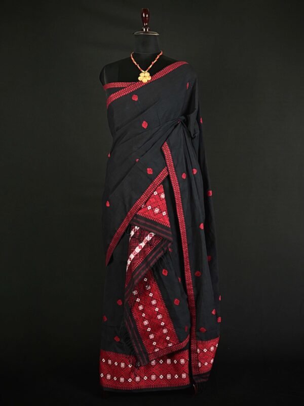 Sador Mekhela: Pure Cotton - Authentic Assamese Traditional Dress - Image 1