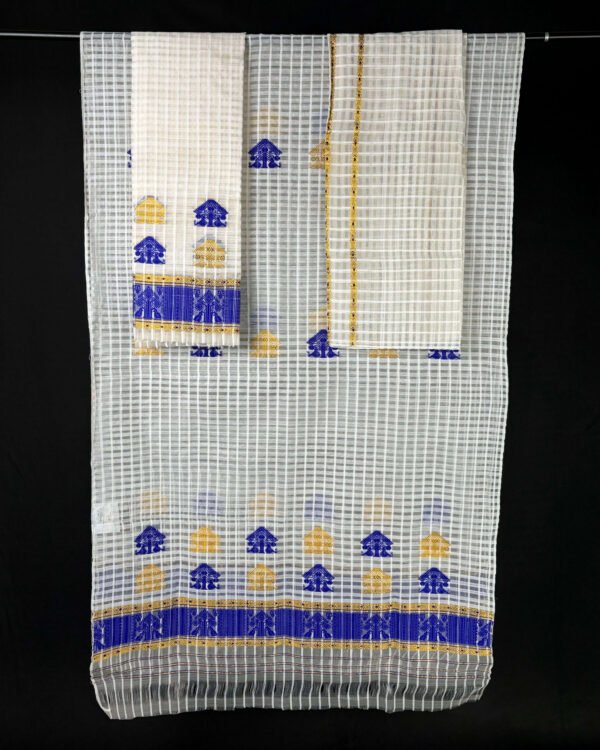 Sador Mekhela - Kesa Paat - Assamese Design – Traditional NorthEast