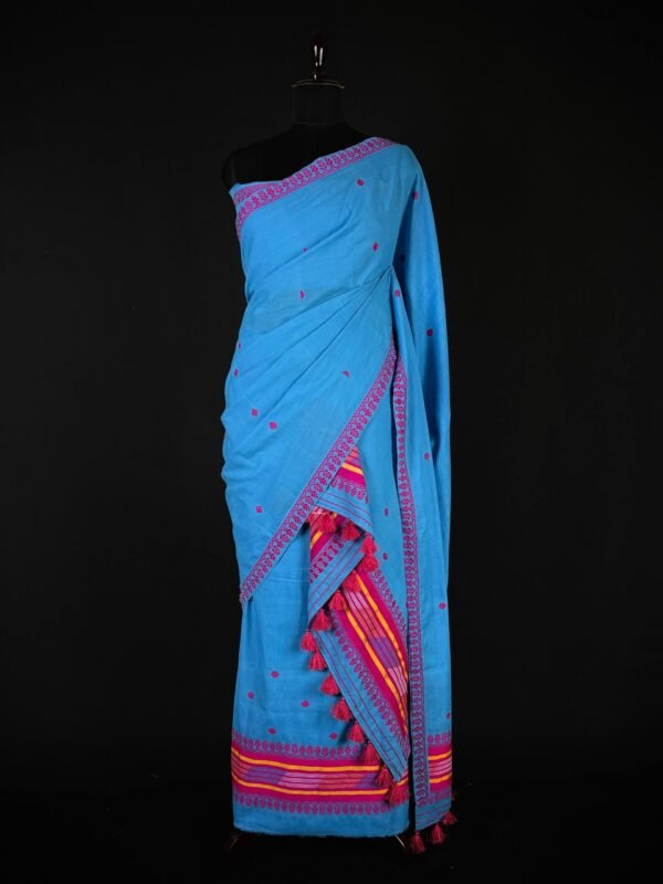 Sador Mekhela - Padmini Cotton - Traditional Design - Image 1