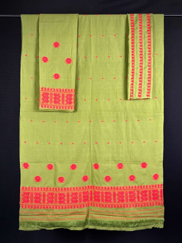 Sador Mekhela: Pure Cotton - Buy Authentic Assamese Traditional Dress - Image 1