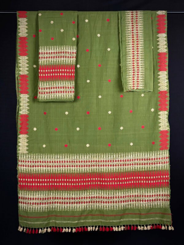 Sador Mekhela - Cotton Ghisa - Aronai Design – Traditional NorthEast