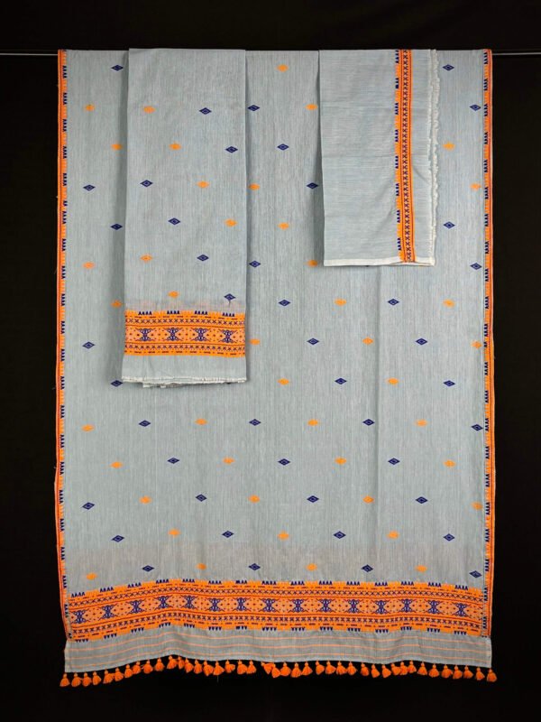Sador Mekhela - Cotton - Dimasa Design – Traditional NorthEast