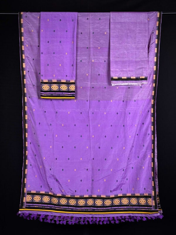 Sador Mekhela - Polyester Cotton - Traditional Design – Traditional NorthEast