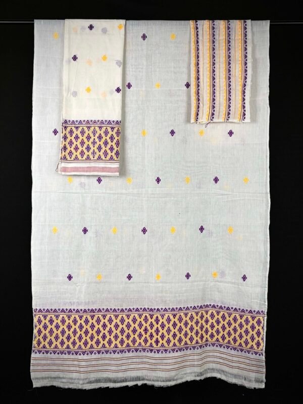 Sador Mekhela Cotton: Buy Authentic Assam Traditional Dress - Image 1