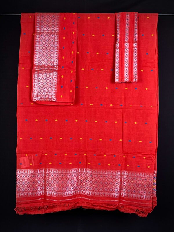 Sador Mekhela - Padmini Cotton - Traditional Design – Traditional NorthEast