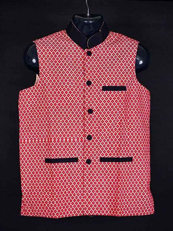 Waistcoat - Men - Cotton - Unique Design – Traditional NorthEast