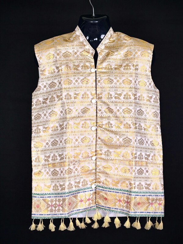 Waistcoat - Men - Assamese Traditional Design – Traditional NorthEast