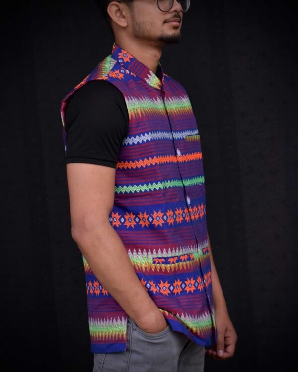Waistcoat - Men - Cotton - Unique Design – Traditional NorthEast