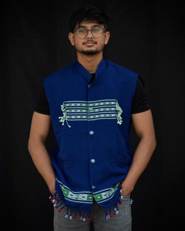 WaistCoat -Men - Traditional Design - Cotton - Image 1