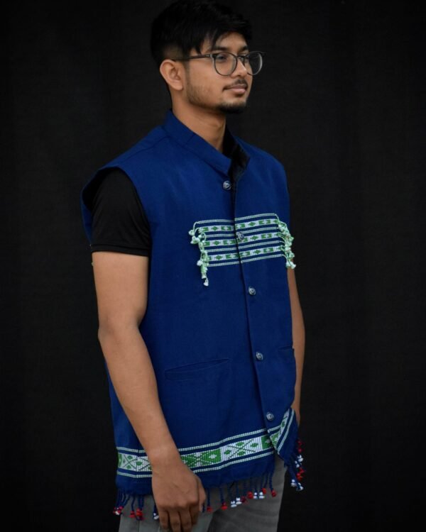 WaistCoat -Men - Traditional Design - Cotton - Image 2